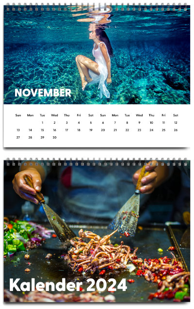 Fotokalender Querformat