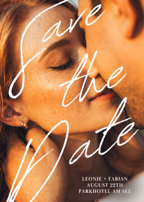 Postkarte Save the date