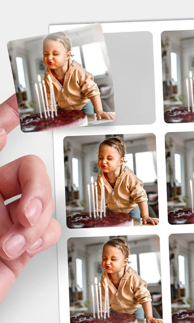 Sticker quadratisch