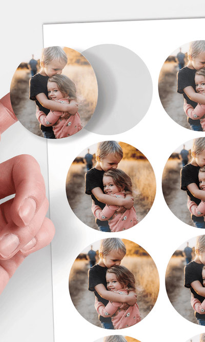 Sticker rund